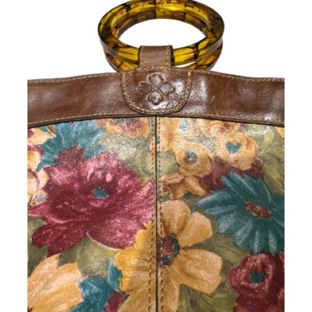 Patricia Nash Mandia Leather Tote Bag Avellino Fresco Bouquet - Picture 2 of 16
